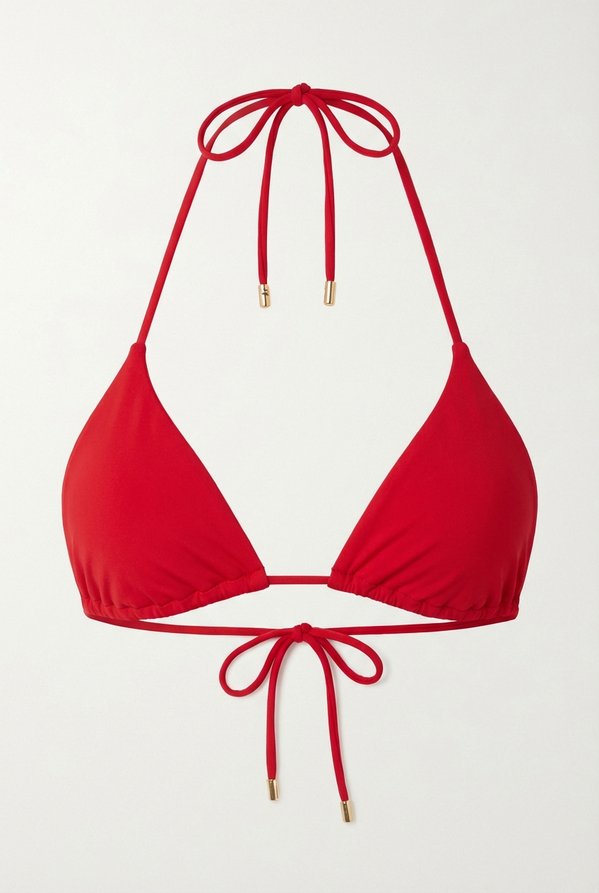 Лиф-бикини с треугольными чашками