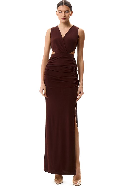 Платье с  драпировкой