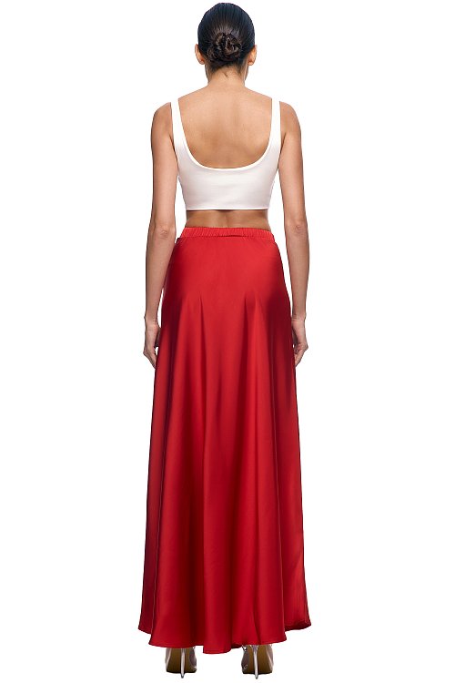 Юбка-полусолнце макси