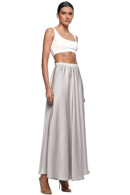 Юбка-полусолнце макси