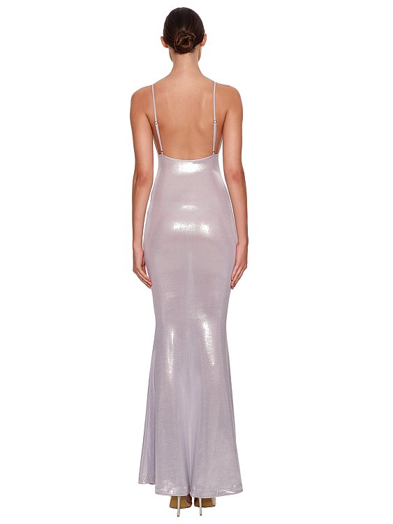 Платье-макси с открытой спиной