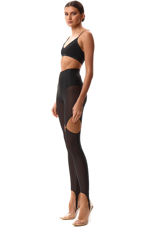 Леггинсы с фигурным вырезом