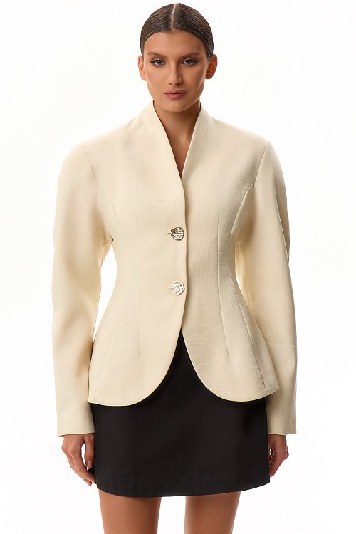 Жакет силуэтный