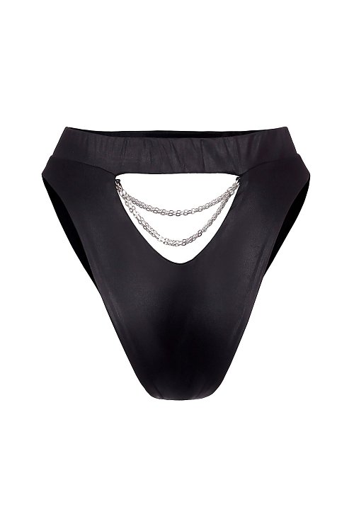 Плавки Too Chainy Leather Black