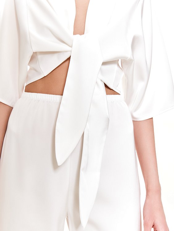 Брюки из атласа