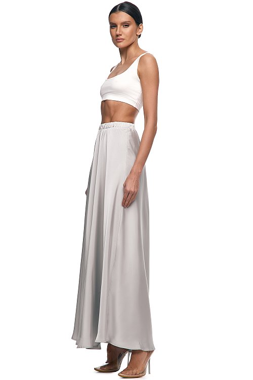 Юбка-полусолнце макси