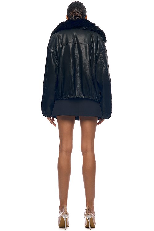 Утепленная куртка с искусственным мехом "Candy"