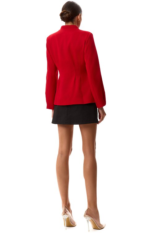 Жакет приталенный с защипами