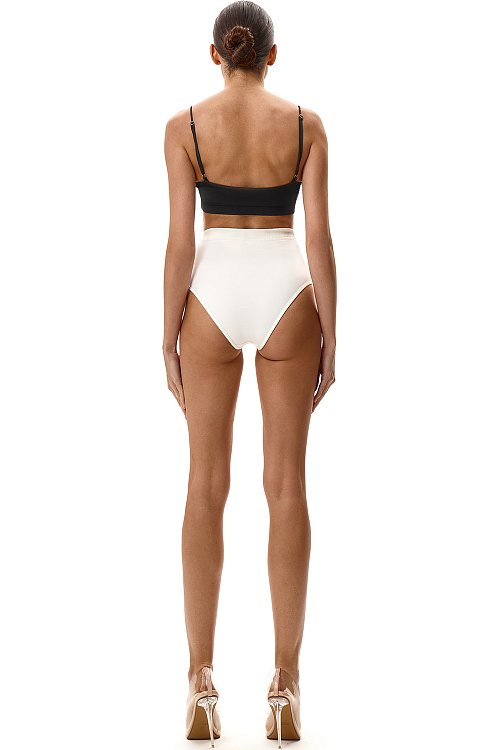 Шорты трикотажные с высокой талией