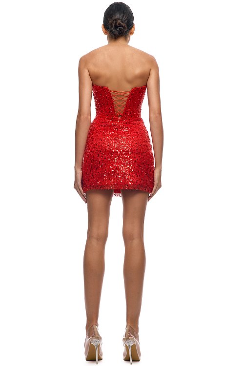 Корсетное бюстье из бисера