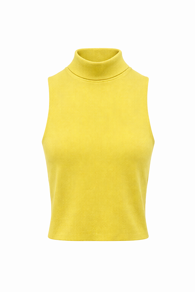 Топ с воротником