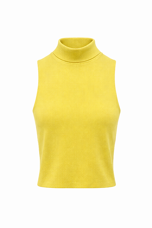 Топ с воротником