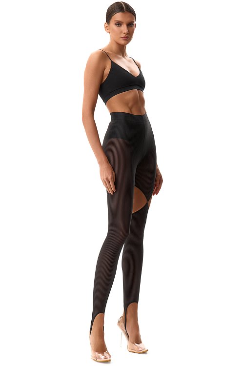 Леггинсы с фигурным вырезом