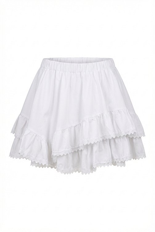 Юбка-шорты с воланами