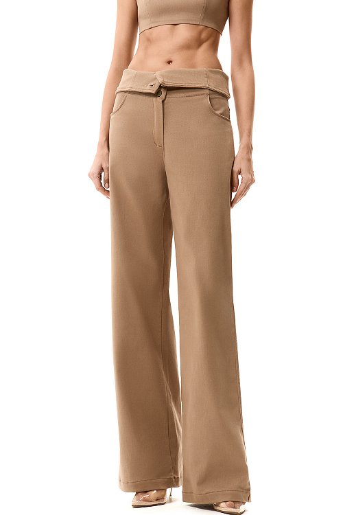 Брюки с акцентным поясом