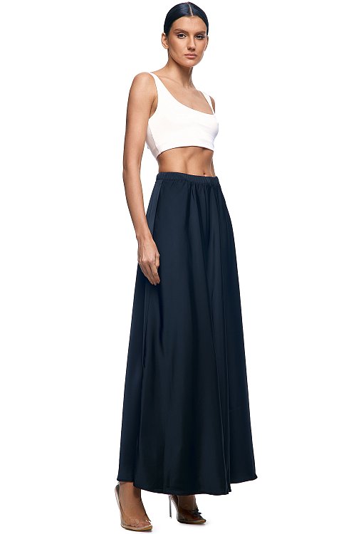 Юбка-полусолнце макси