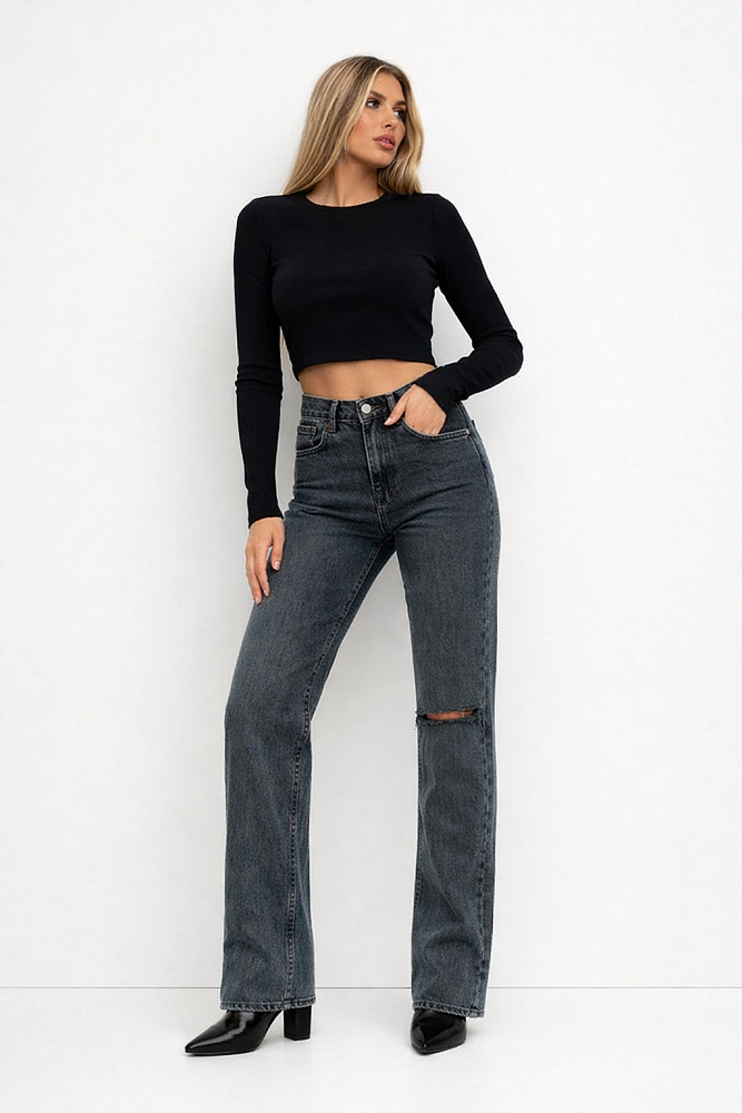 Топ с длинным рукавом