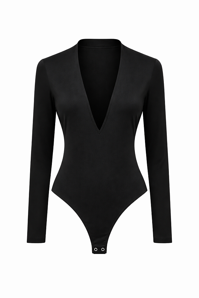 Боди с декольте