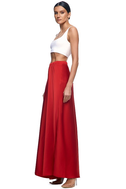 Юбка-полусолнце макси