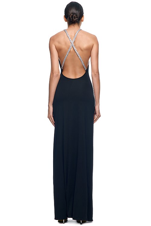 ПЛАТЬЕ NYMPH SILVER С ОТКРЫТОЙ СПИНОЙ