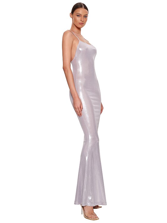 Платье-макси с открытой спиной