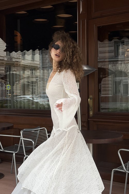 ПЛАТЬЕ ИЗ ИТАЛЬЯНСКОГО КРУЖЕВА «EMILY»