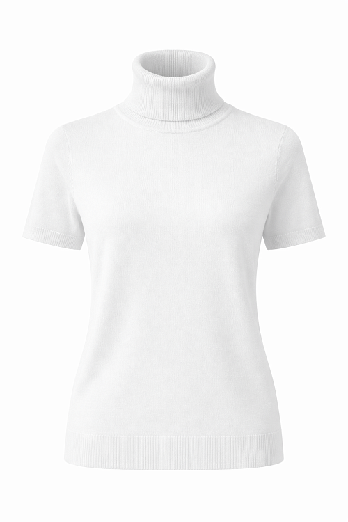 Водолазка с коротким рукавом