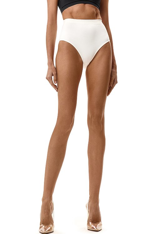 Шорты трикотажные с высокой талией