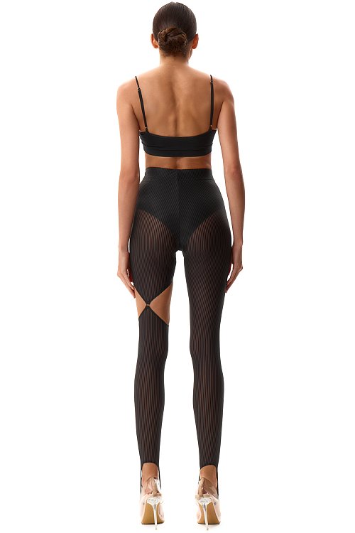 Леггинсы с фигурным вырезом