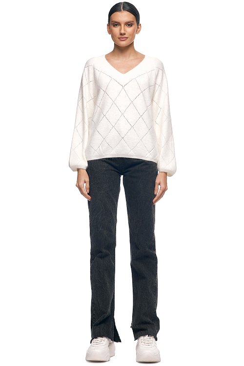 Джемпер ажурный