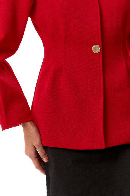 Жакет приталенный с защипами