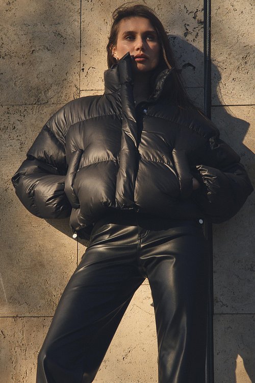 Пуховик укороченный