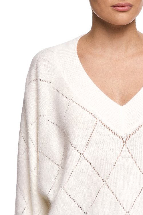 Джемпер ажурный