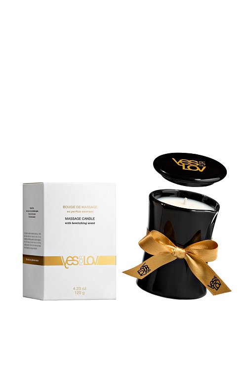 Свеча массажная YESforLOV с чарующим ароматом, 120 гр