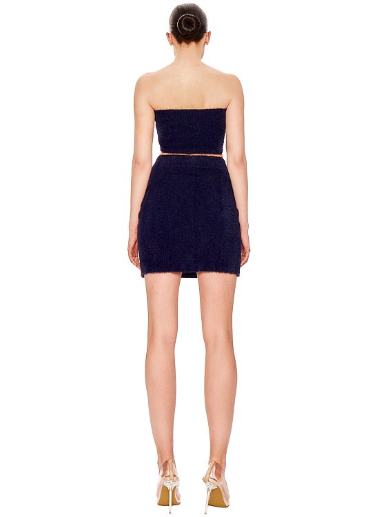 Юбка-мини трикотажная