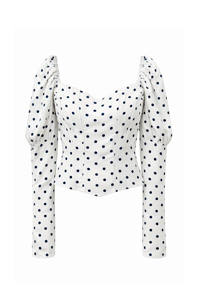 Топ - корсет с рукавами