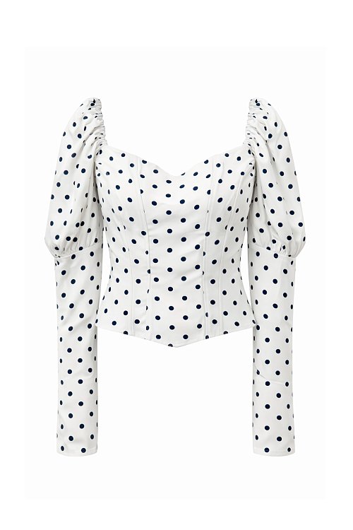 Топ - корсет с рукавами