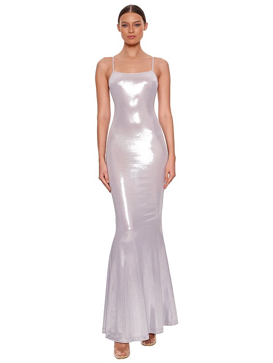 Платье-макси с открытой спиной