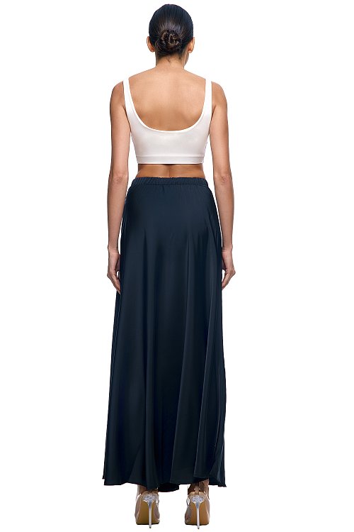 Юбка-полусолнце макси