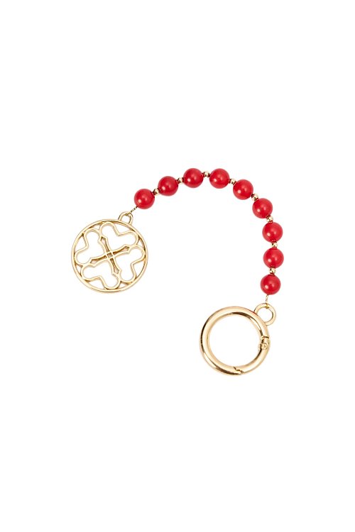 Брелок из красной яшмы ЗДРАВИЕ