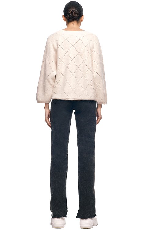 Джемпер ажурный