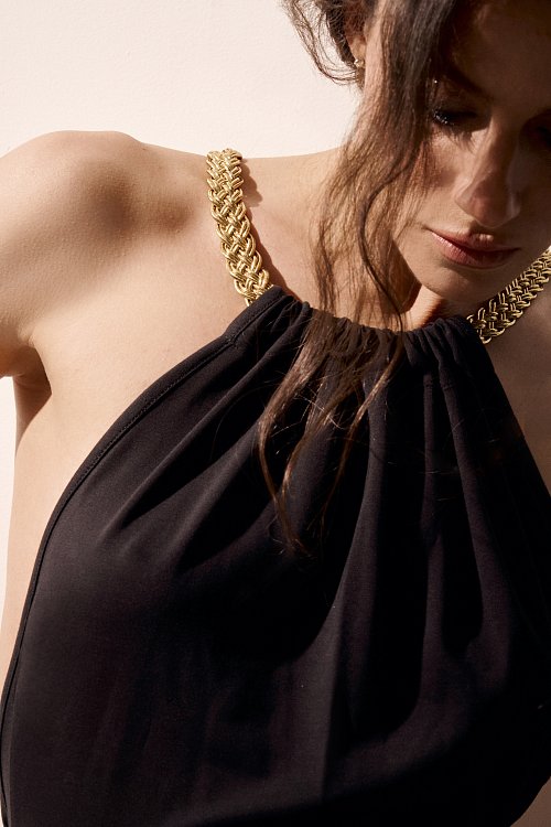 ПЛАТЬЕ NYMPH GOLD С ОТКРЫТОЙ СПИНОЙ