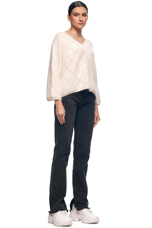 Джемпер ажурный