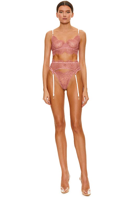 Кружевной пояс для чулок 