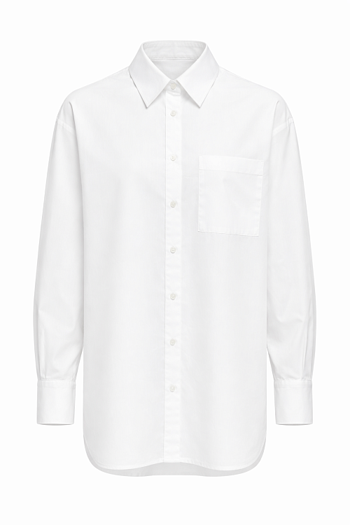 Рубашка оверсайз с большим карманом