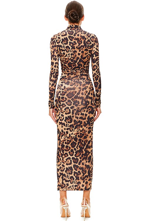 платье Passion леопардовое