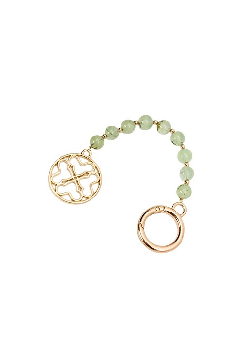 Брелок из натурального пренита ТАИНСТВО