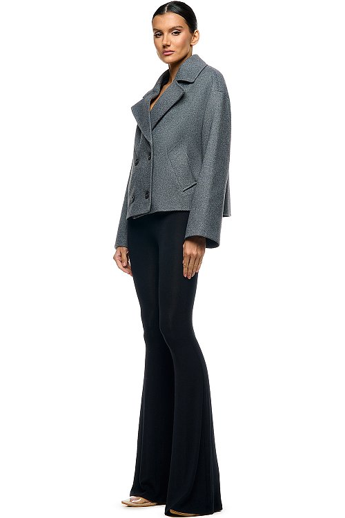 Полупальто двубортное