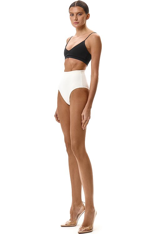 Шорты трикотажные с высокой талией