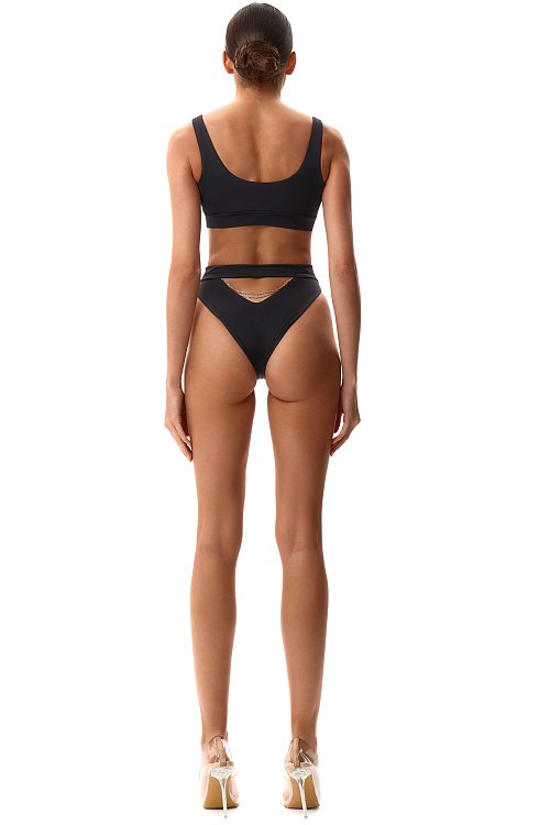 Плавки Too Chainy Leather Black